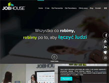 Tablet Screenshot of jobhouse.pl